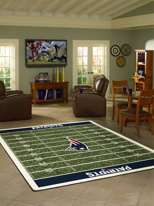 New England Patriots Rug Home Field 3