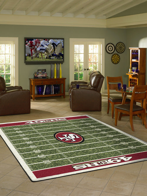 San Francisco 49ers Rug Home Field 3