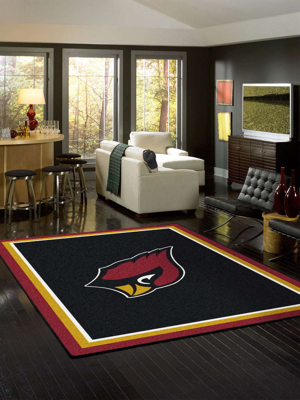 Arizona Cardinals Rug Team Spirit