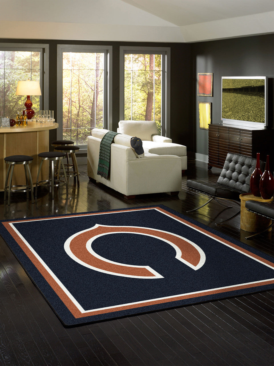 Chicago Bears Rug Team Spirit