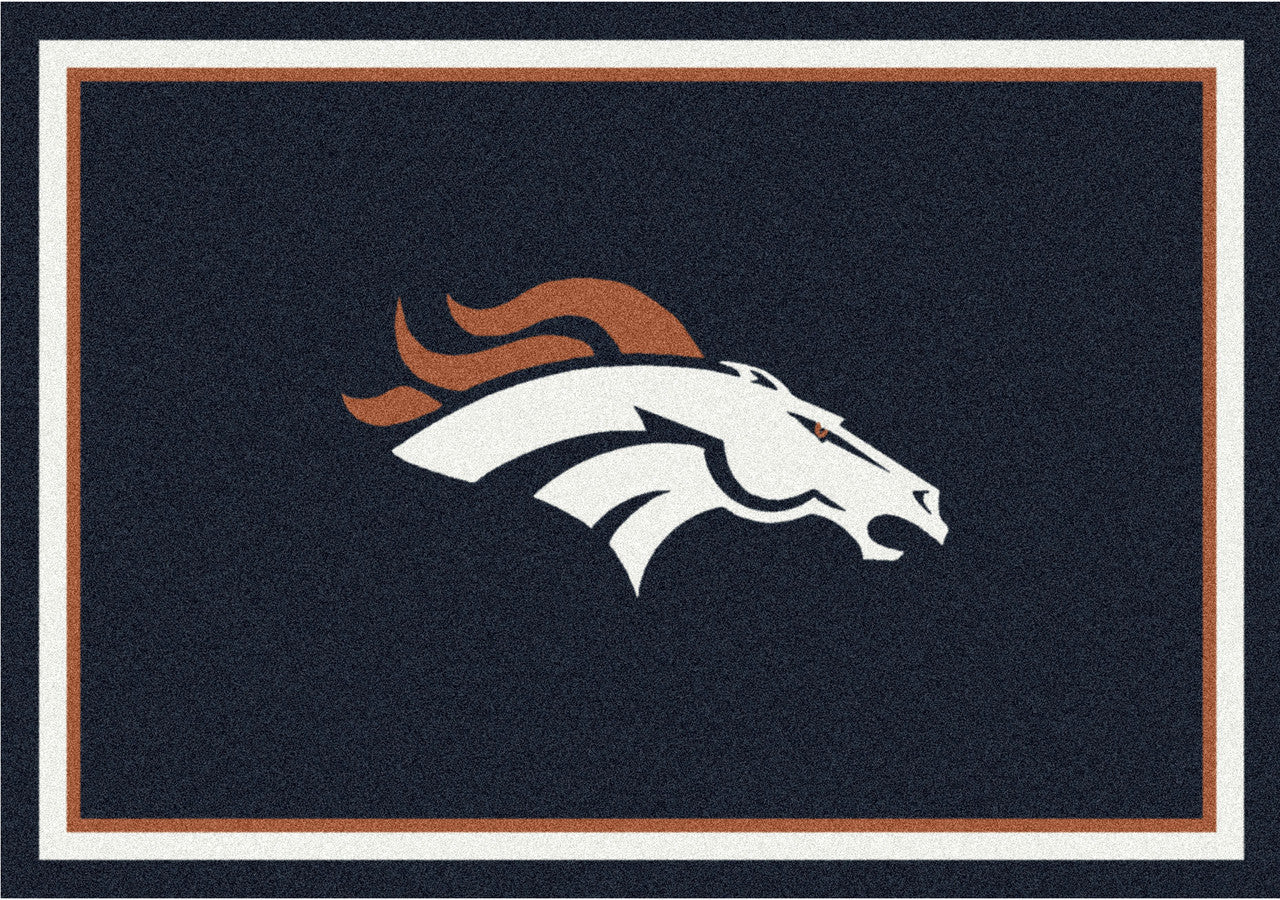 Denver Broncos Rug Team Spirit