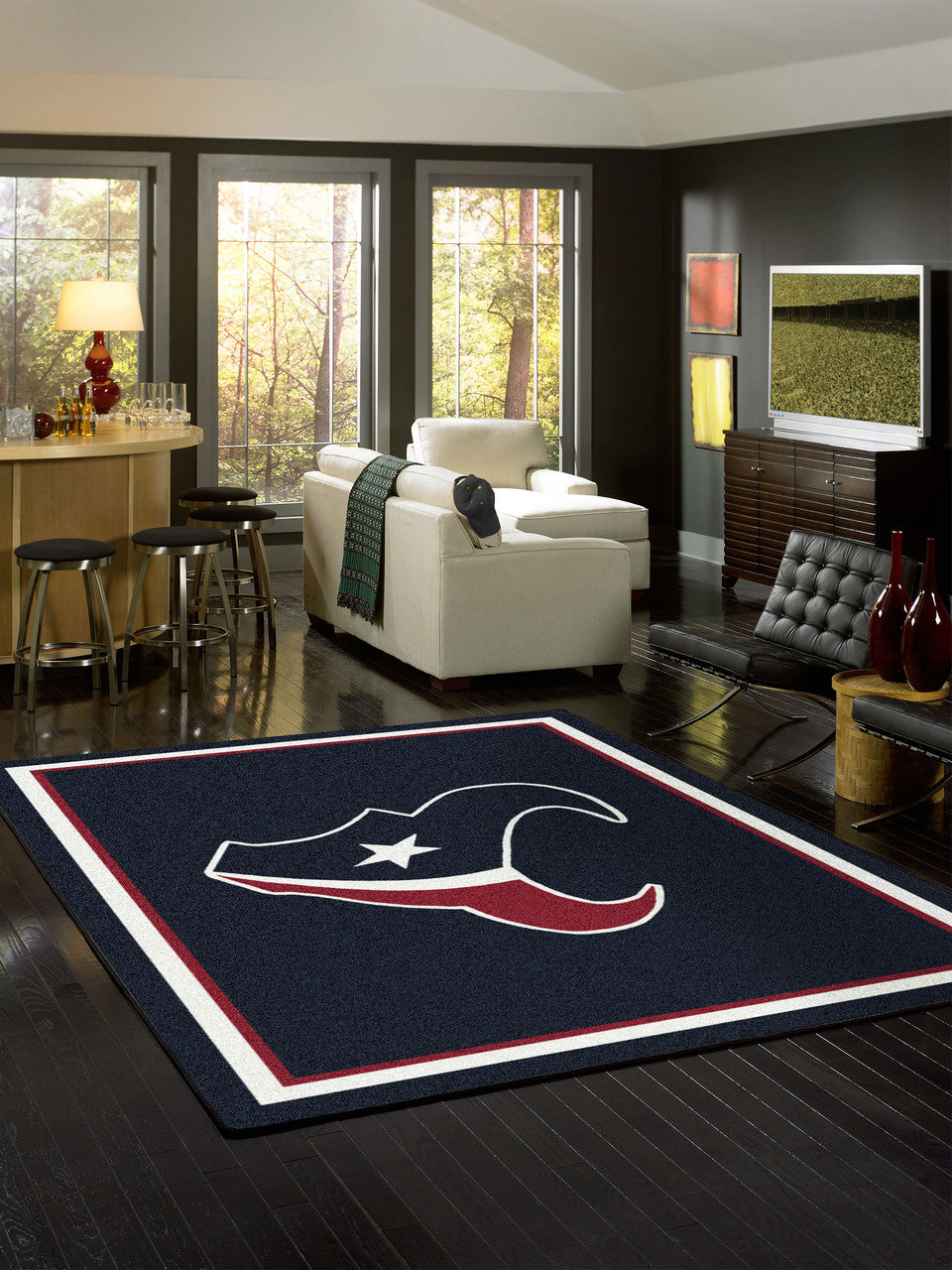Houston Texans Rug Team Spirit