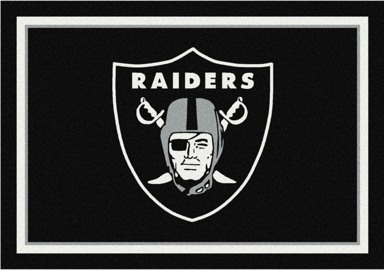 Las Vegas Raiders Rug Team Spirit