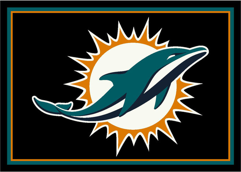 Miami Dolphins Rug Team Spirit