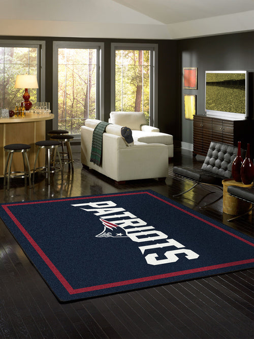 New England Patriots Rug Team Spirit 3