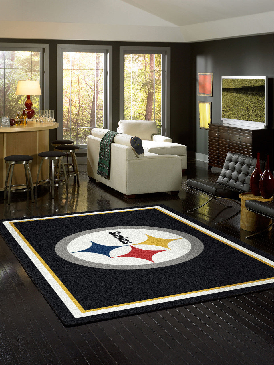 Pittsburgh Steelers Rug Team Spirit