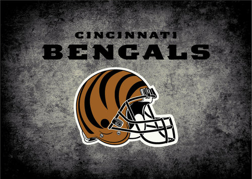 Cincinnati Bengals Rug Distressed 1