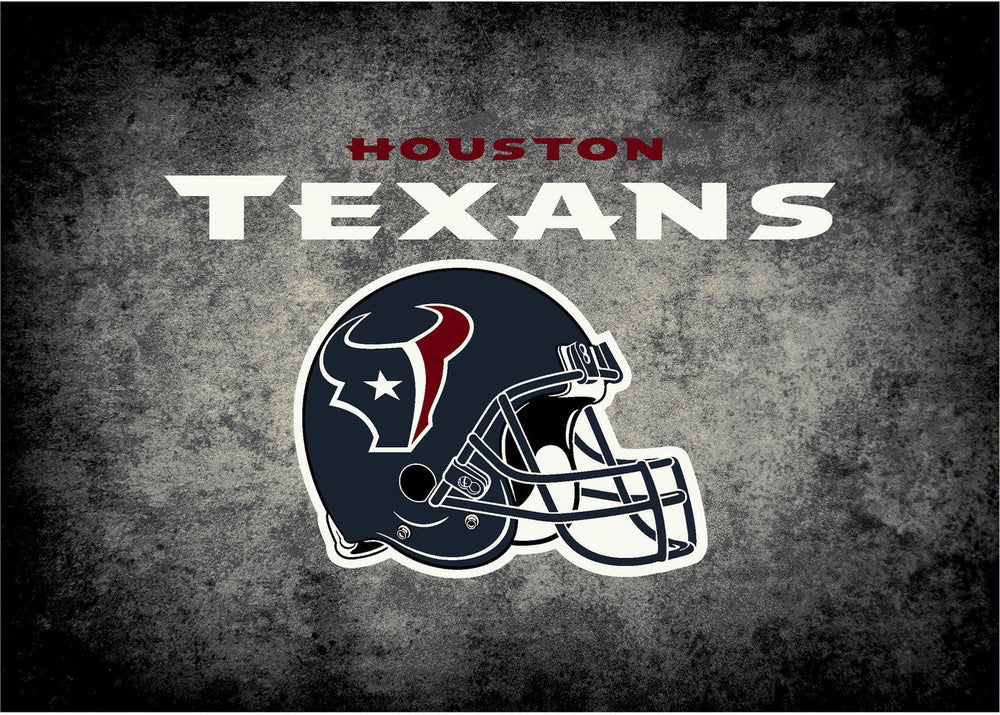 Houston Texans Rug Distressed