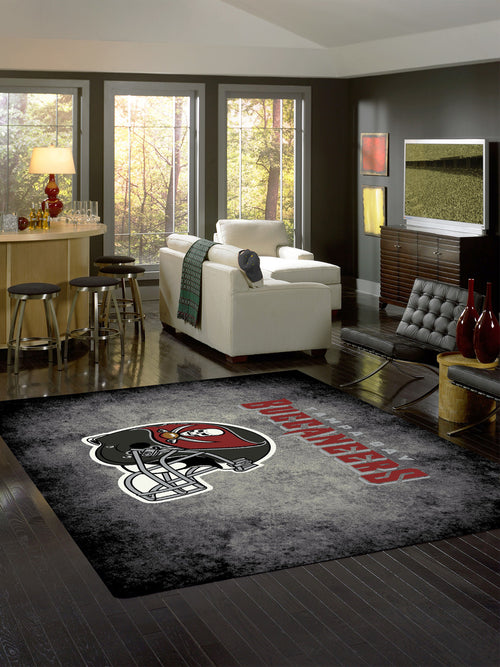 Tampa Bay Buccaneers Rug Distressed 3