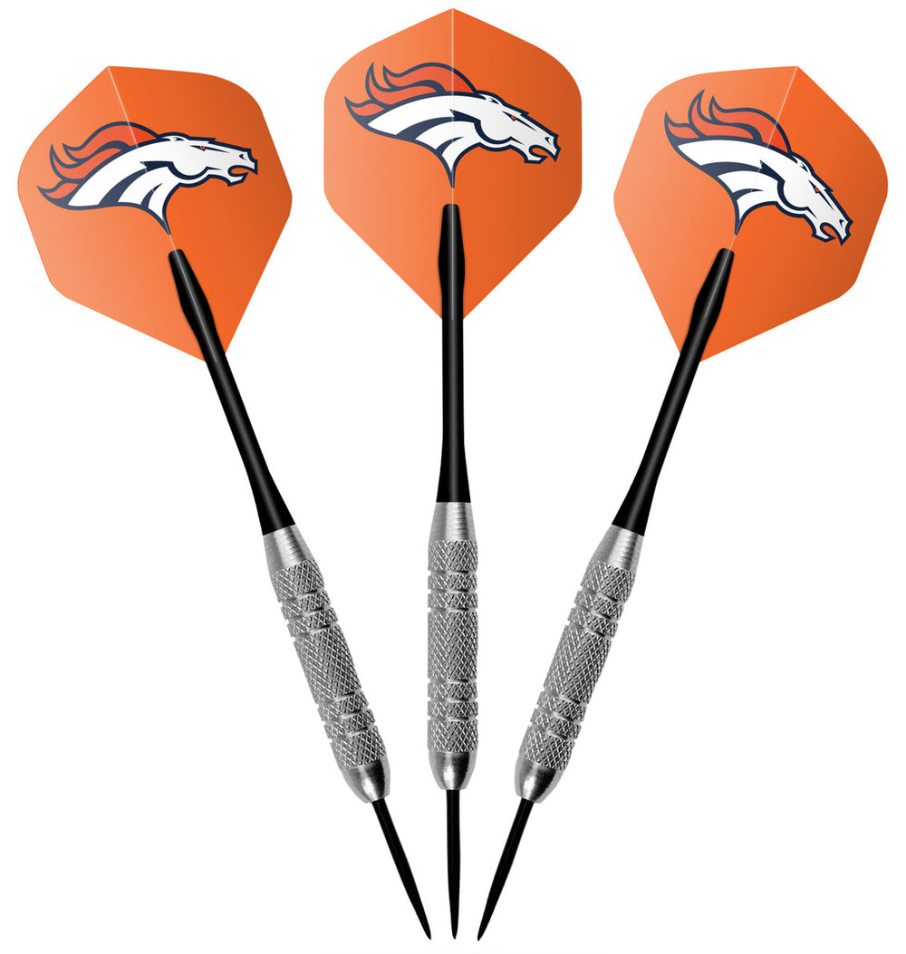 Denver Broncos Dartboard Cabinet Set Fan's Choice