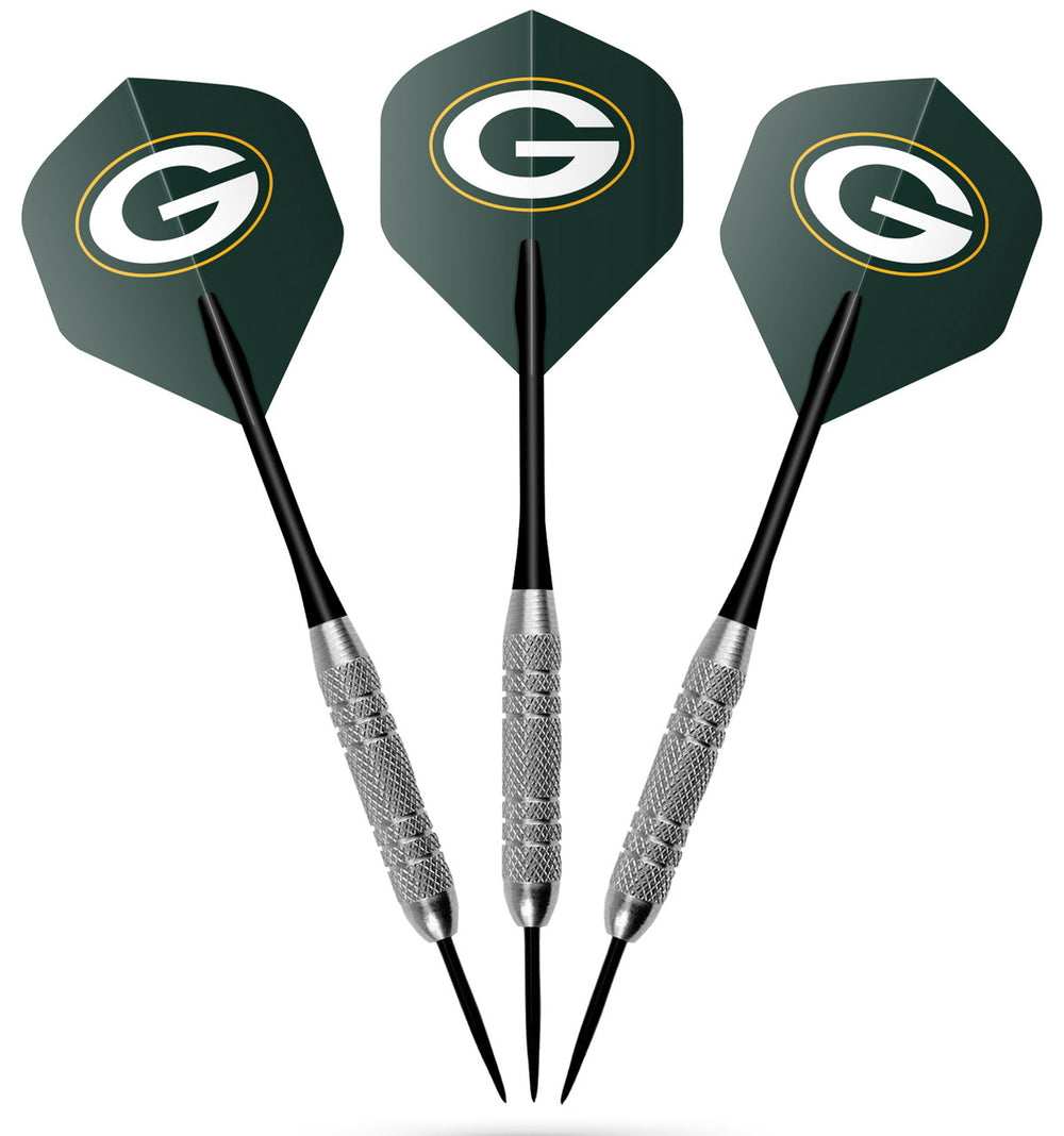 Green Bay Packers Dartboard Cabinet Set Fan's Choice