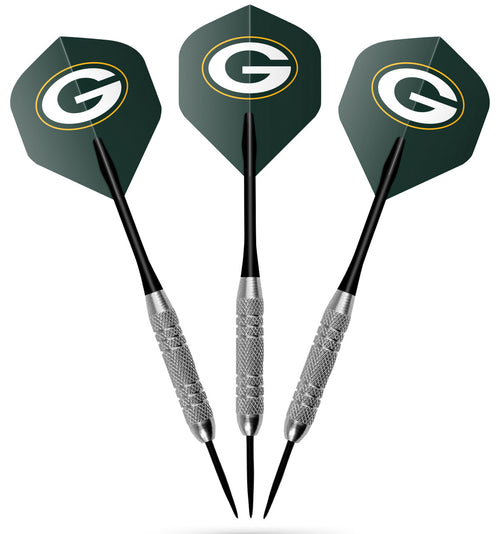 Green Bay Packers Dartboard Cabinet Set Fan's Choice 3