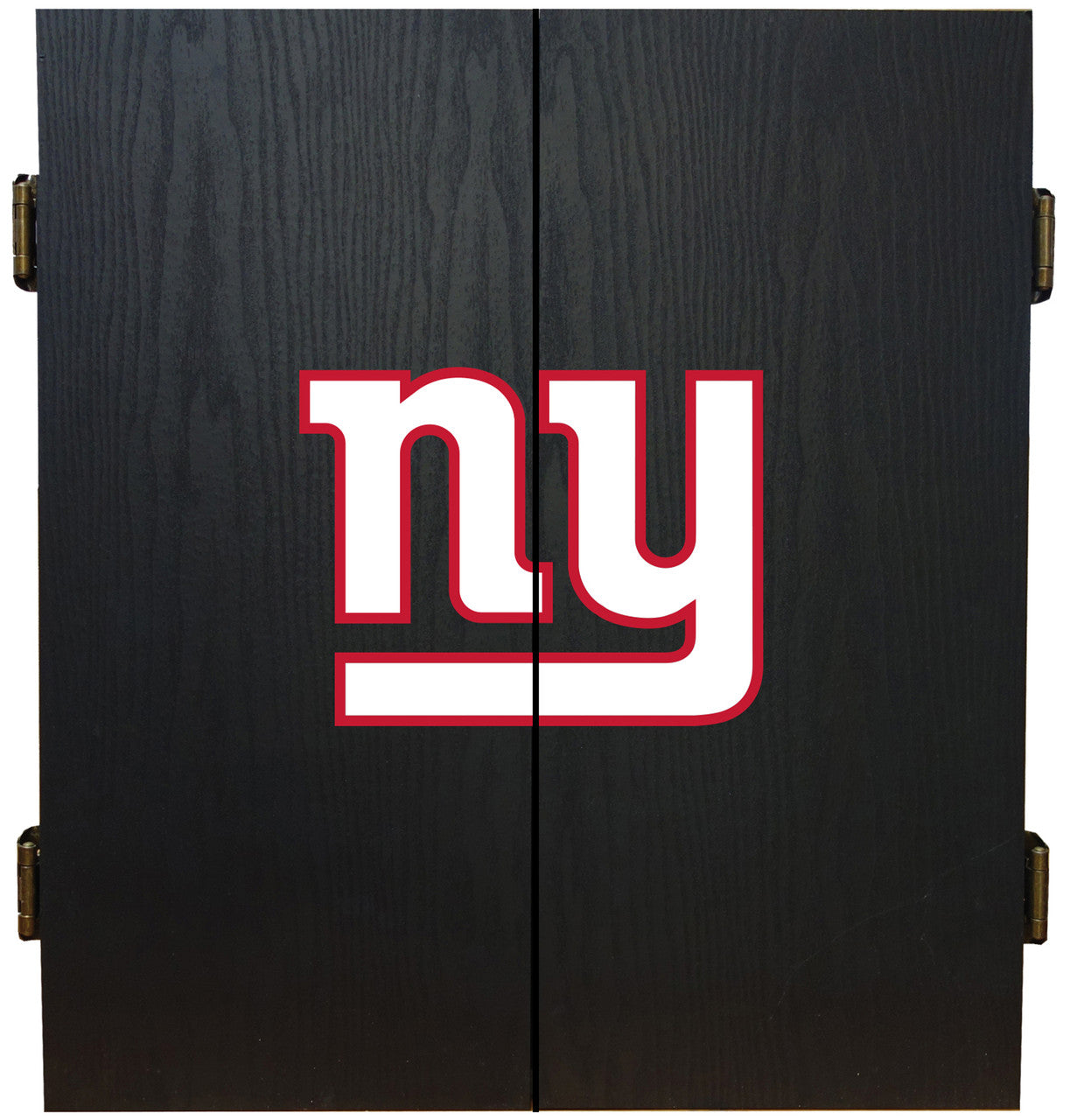 New York Giants Dartboard Cabinet Set Fan's Choice