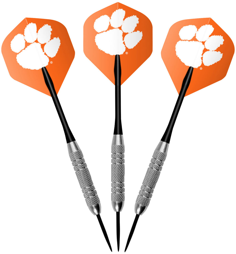 Clemson University Dartboard Cabinet Set Fan's Choice