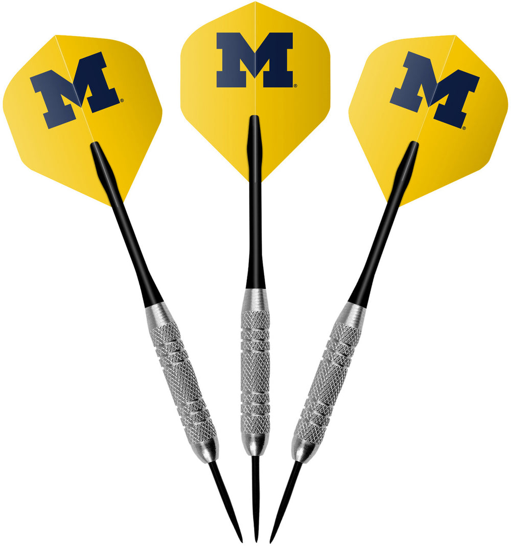 University of Michigan Dartboard Cabinet Set Fan's Choice