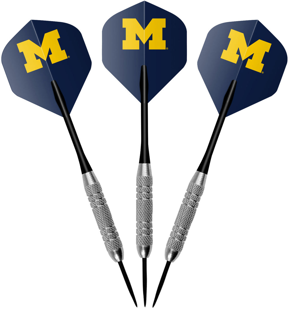 University of Michigan Dartboard Cabinet Set Fan's Choice