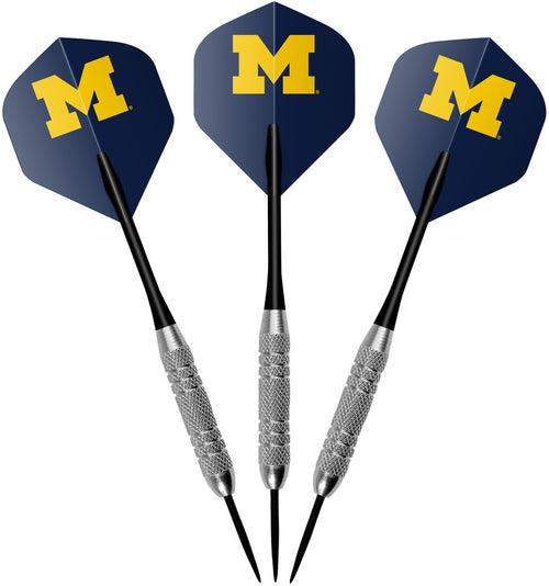 University of Michigan Dartboard Cabinet Set Fan's Choice 3
