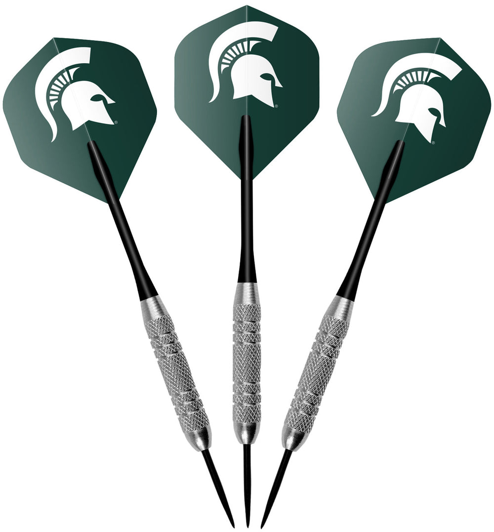 Michigan State University Dartboard Cabinet Set Fan's Choice