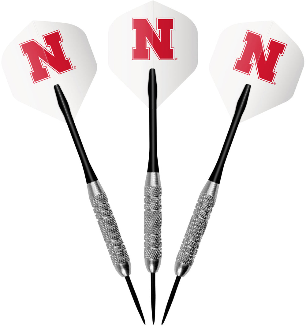 University of Nebraska Dartboard Cabinet Set Fan's Choice