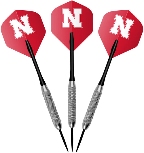 University of Nebraska Dartboard Cabinet Set Fan's Choice 4