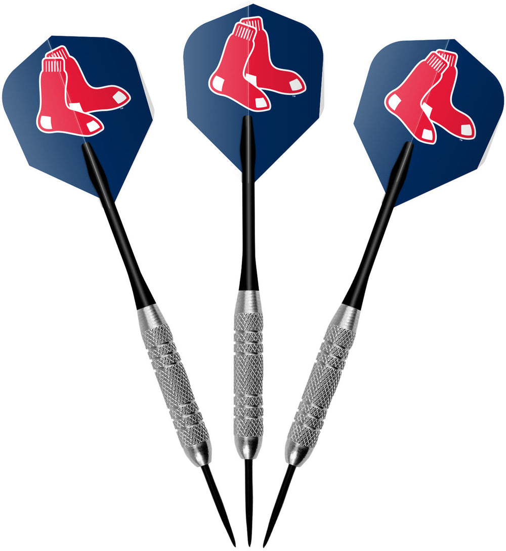 Boston Red Sox Dartboard Cabinet Set Fan's Choice