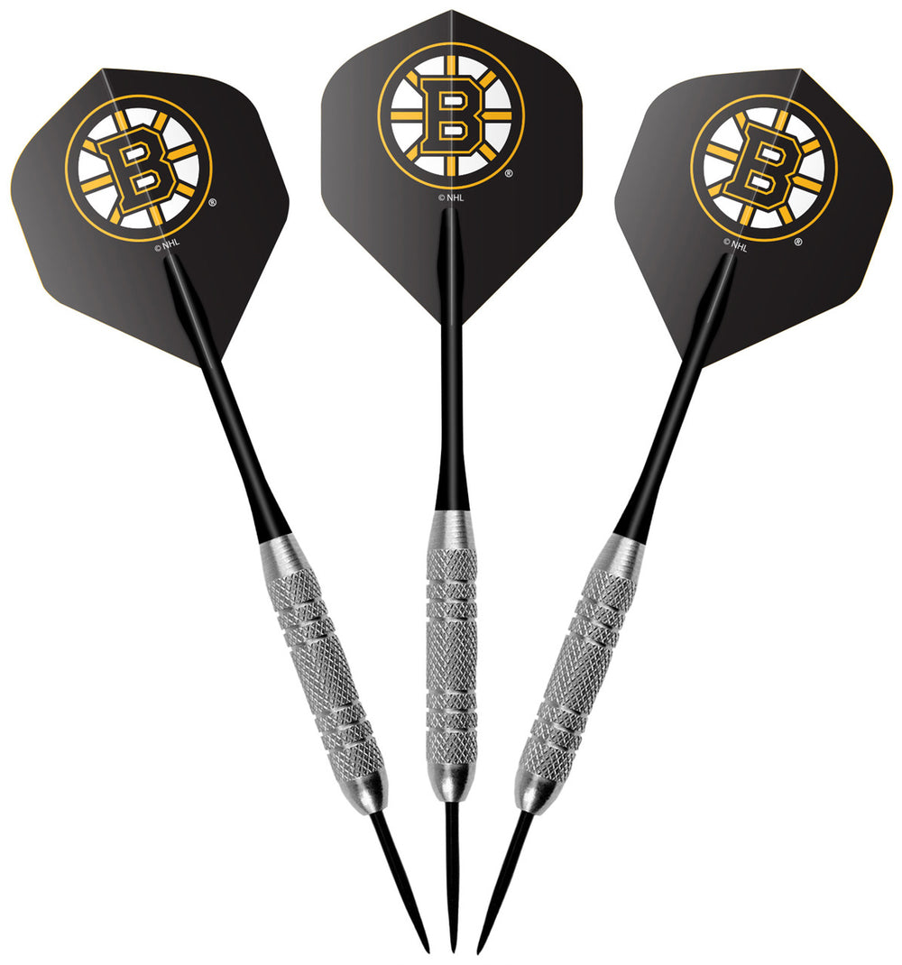 Boston Bruins Dartboard Cabinet Set Fan's Choice
