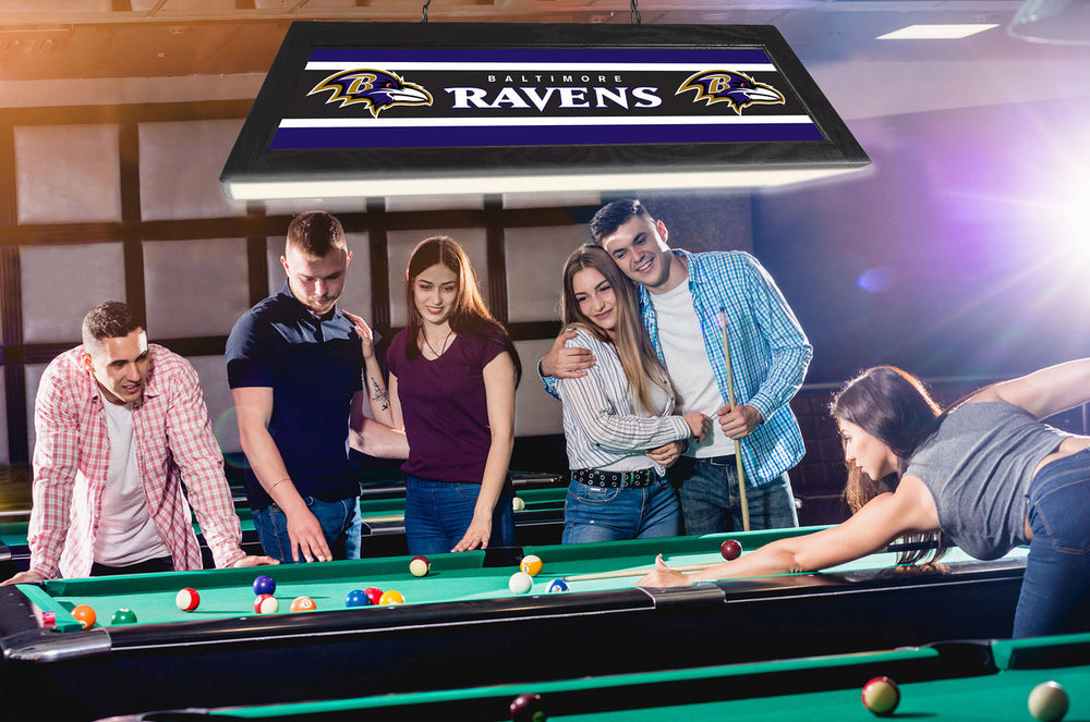 Baltimore Ravens Pool Table Light