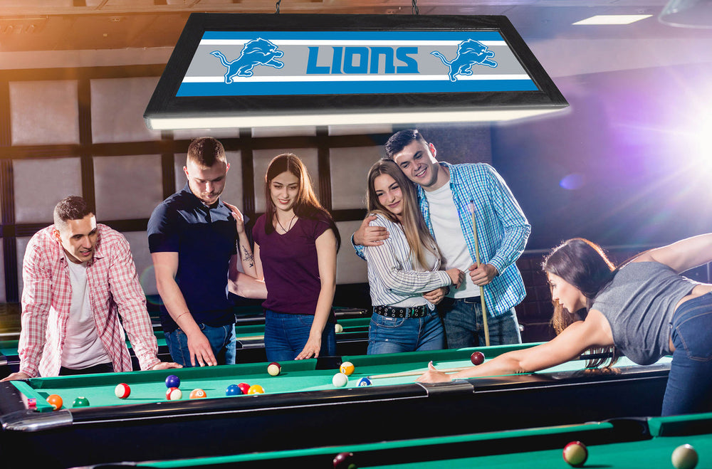 Detroit Lions Pool Table Light