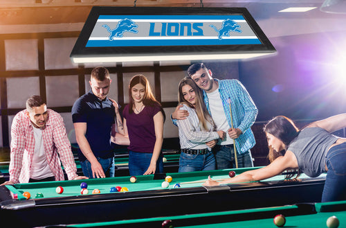 Detroit Lions Pool Table Light 4