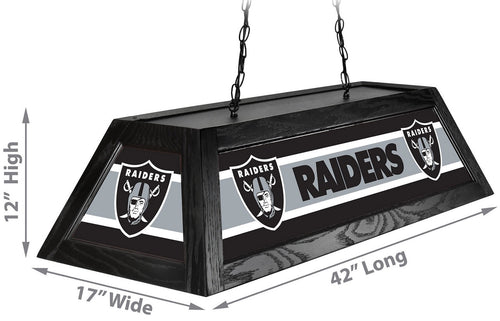 Las Vegas Raiders Pool Table Light 3