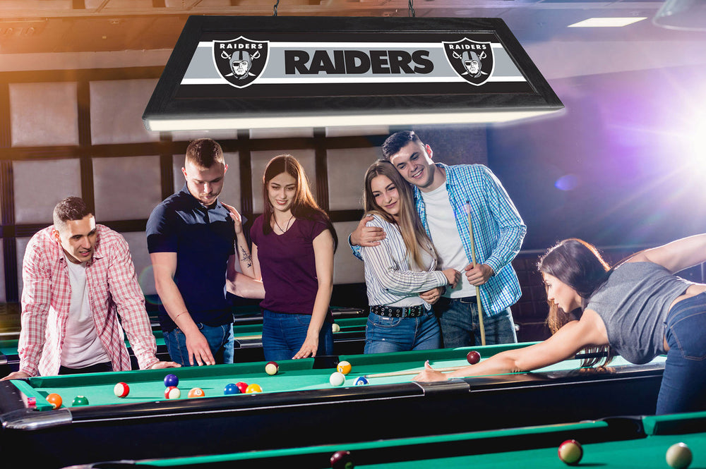 Las Vegas Raiders Pool Table Light