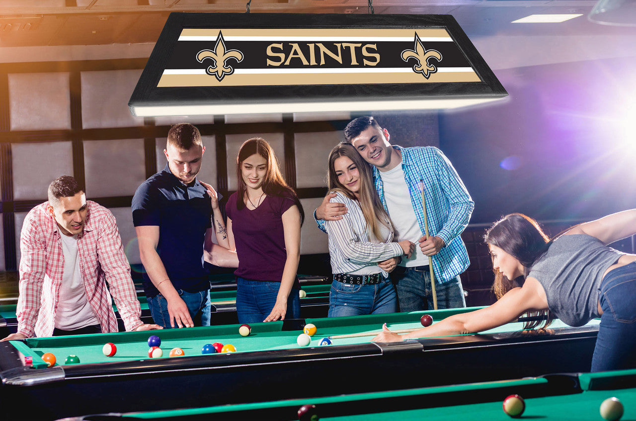 New Orleans Saints Pool Table Light 42"