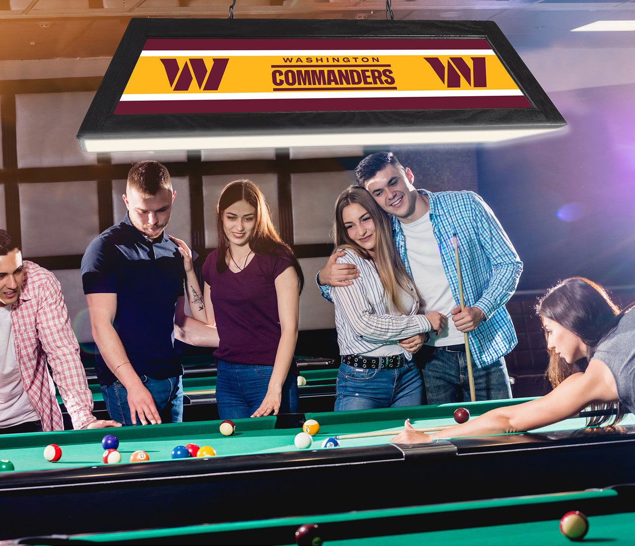 Washington Commanders Pool Table Light 42"