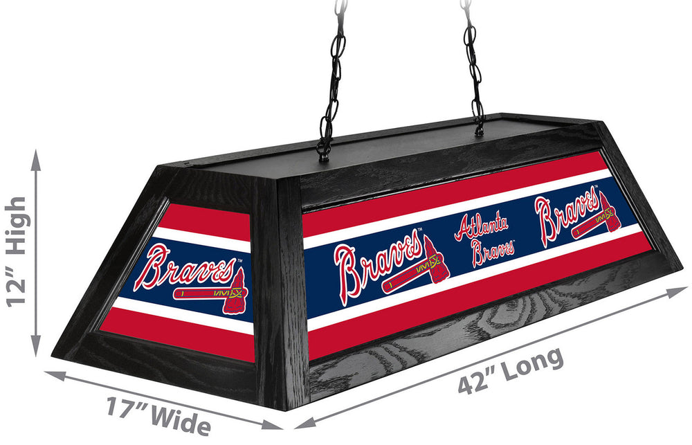 Atlanta Braves Pool Table Light