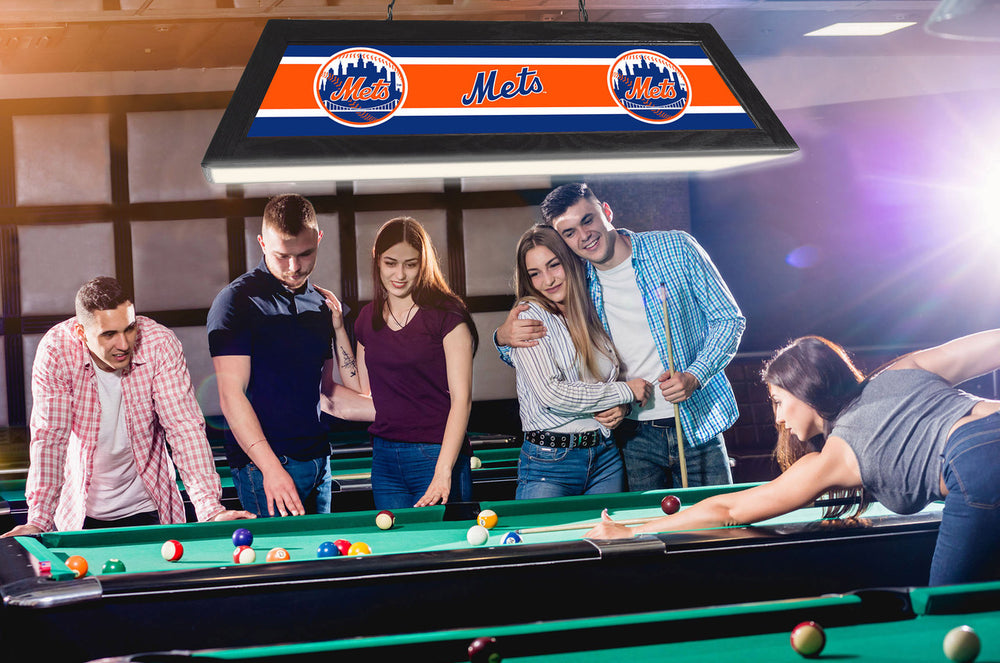New York Mets Pool Table Light