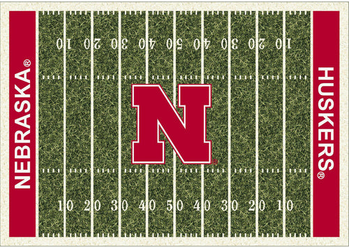 University of Nebraska Rug Home Field 1