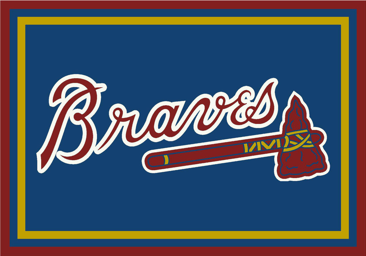 Atlanta Braves Rug Team Spirit