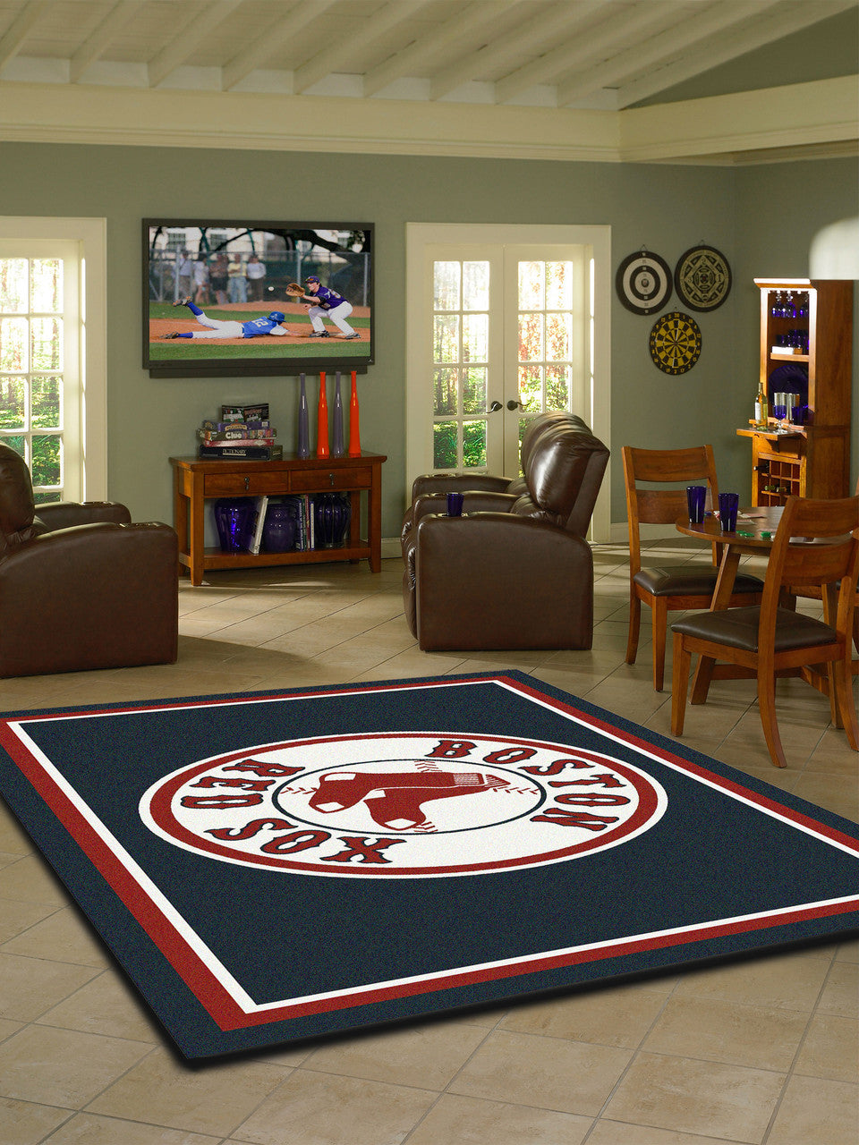 Boston Red Sox Rug Team Spirit
