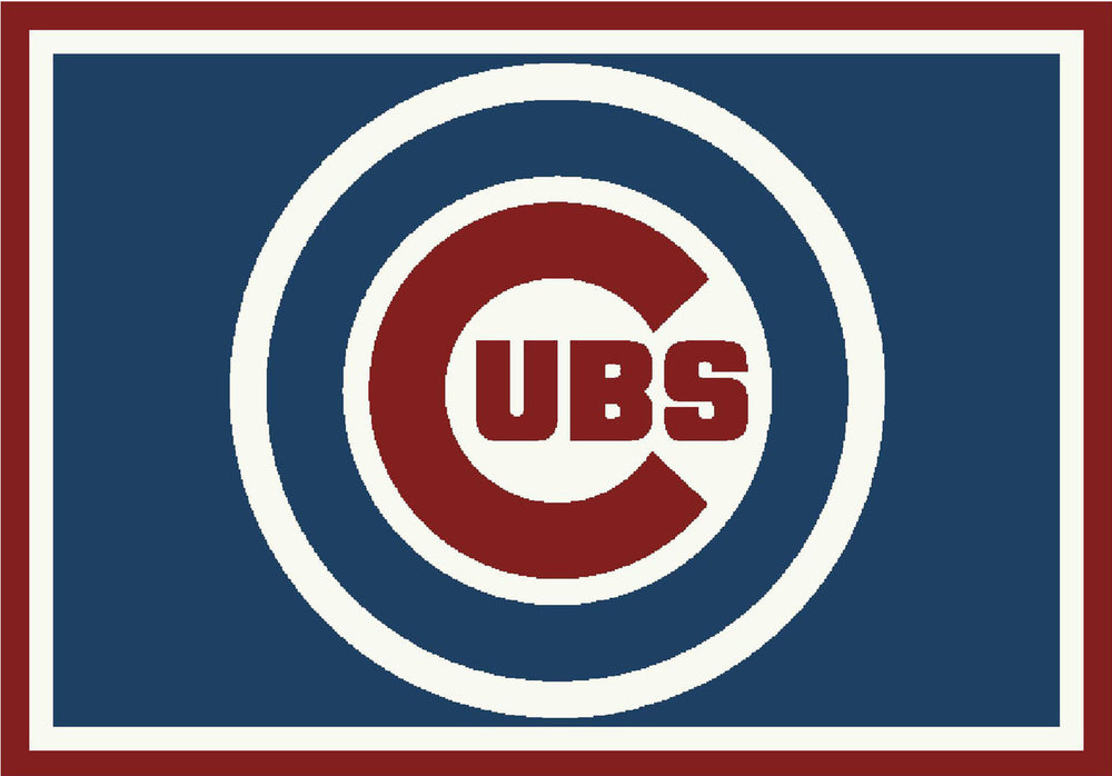 Chicago Cubs Rug Team Spirit