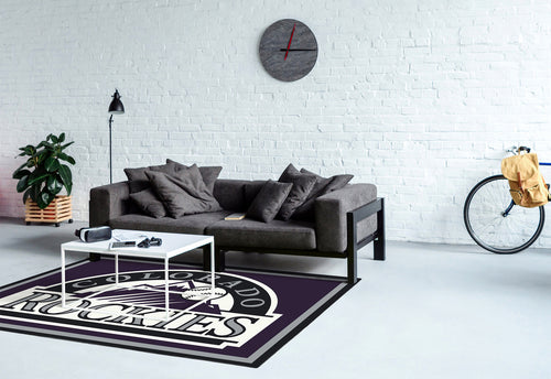Colorado Rockies Rug Team Spirit 4