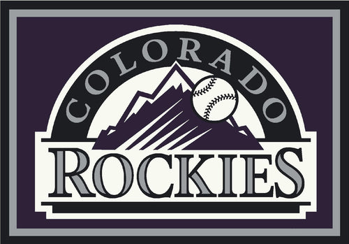 Colorado Rockies Rug Team Spirit 1