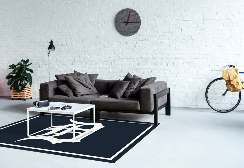 Detroit Tigers Rug Team Spirit