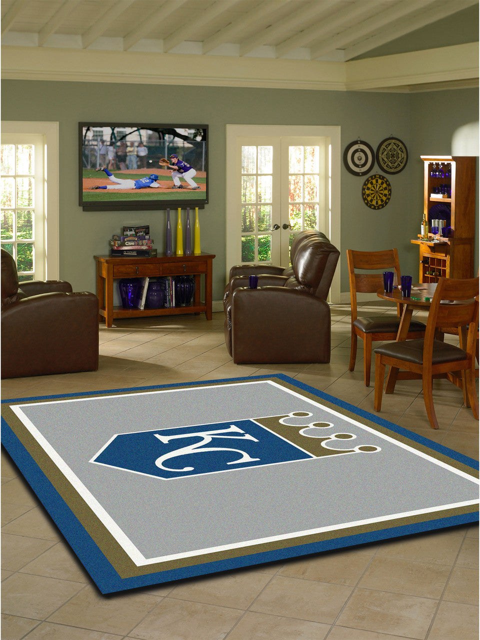 Kansas City Royals Rug Team Spirit