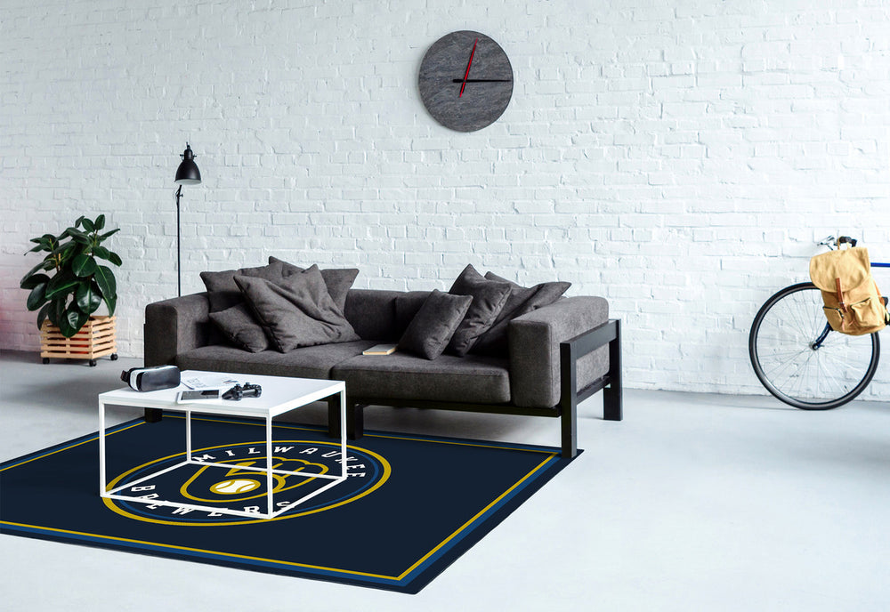 Milwaukee Brewers Rug Team Spirit