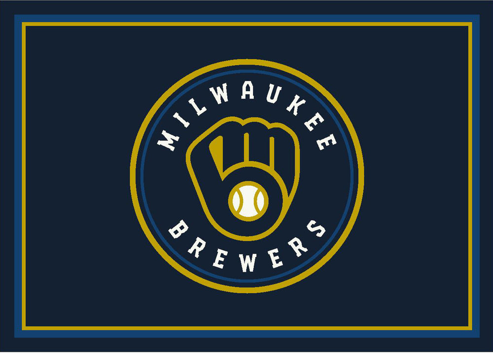 Milwaukee Brewers Rug Team Spirit