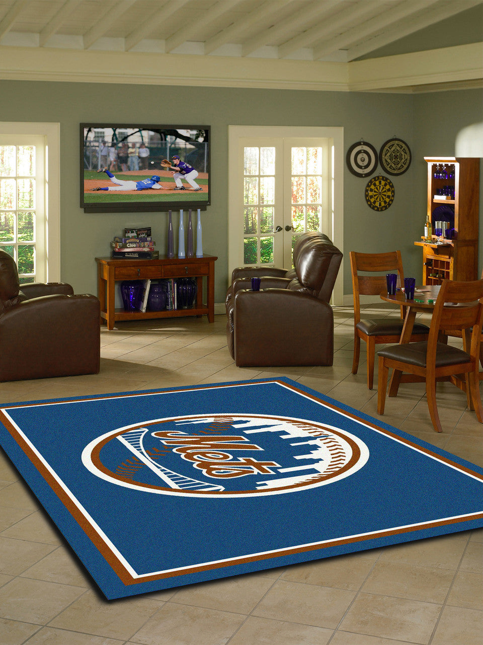 New York Mets Rug Team Spirit