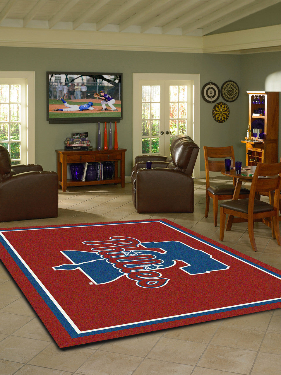 Philadelphia Phillies Rug Team Spirit