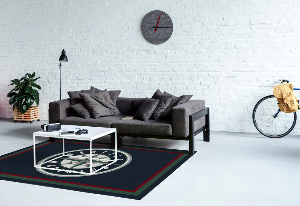 Seattle Mariners Rug Team Spirit