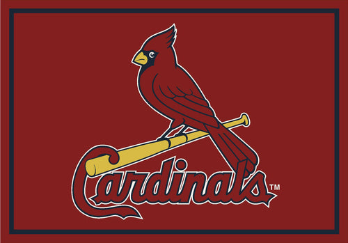 St Louis Cardinals Rug Team Spirit 1