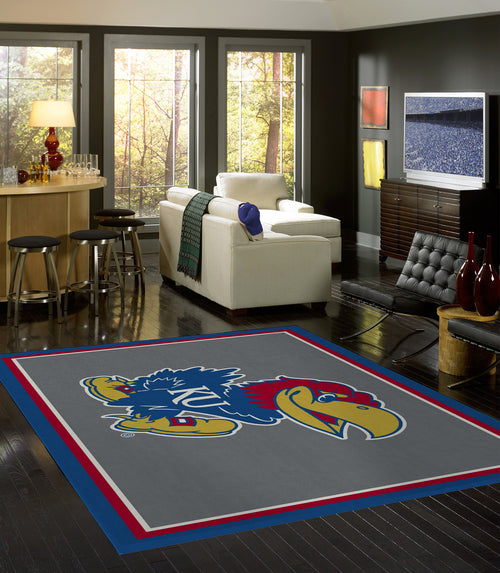 University of Kansas Rug Team Spirit 5